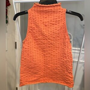 NWOT Anthropologie Daily Practice Orange Top